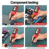 GN701 Smart SMD Tester Smart SMD Tester Multimeter Kapazität Widerstand Diode Kondensator Teststift LCD-Display 3000 Counts Test