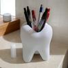 Toothbrush Holder, Tooth Shape, Pencil Cup, Cute Succulent Flowerpot, Stationery Container, Desk Ornament
