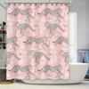 Chita Animal Shower Curtain Wildcat Jungle Bathroom Decor Nature Wildlife Pattern Washable Fabric