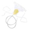 1000ml Women Urinal Collector Skin Friendly Breathable Female Rubber Urinal Pee Holder Portable Wearable Pee Bag for Home Hospital