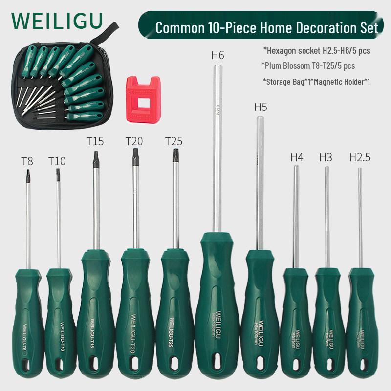 Extended Torx & Phillips Screwdriver Set: T8, T20, T30 for Car Repair & Air Filter Maintenance