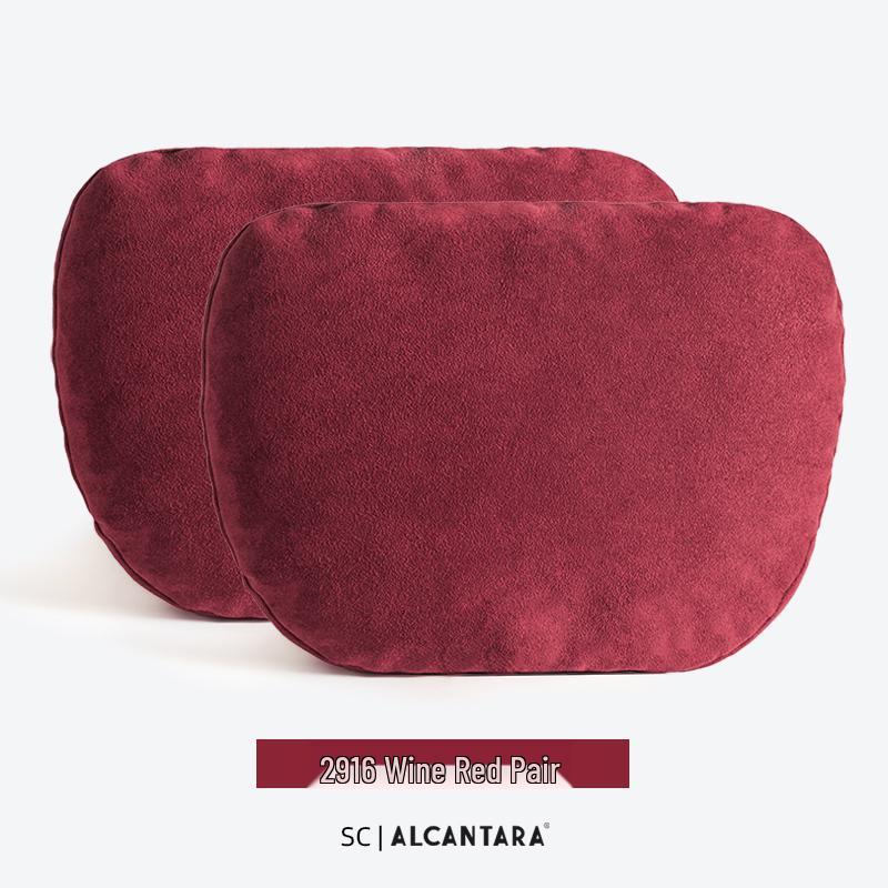 Alcantara Breathable Car Neck Pillow for Mercedes-Maybach S-Class Headrests
