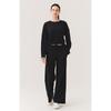 Huit Cable Knit Crop Sweatshirt Htwtp5k04t
