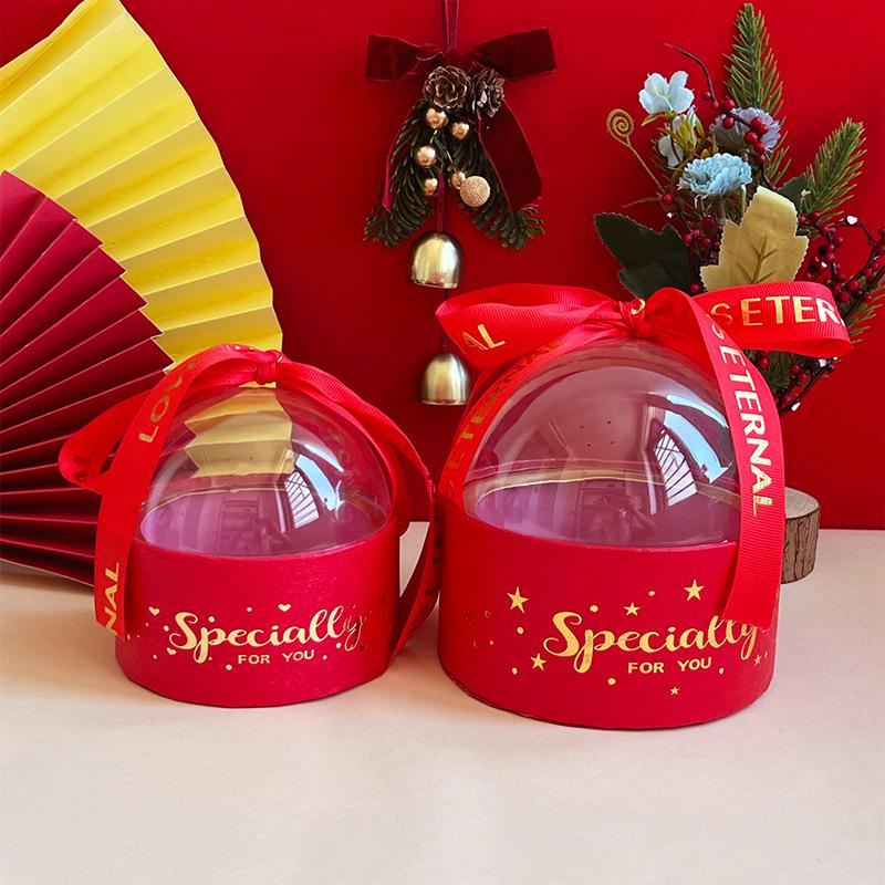 Translucent Gift Box for Holidays: Christmas, New Year, Weddings, Valentine's Day