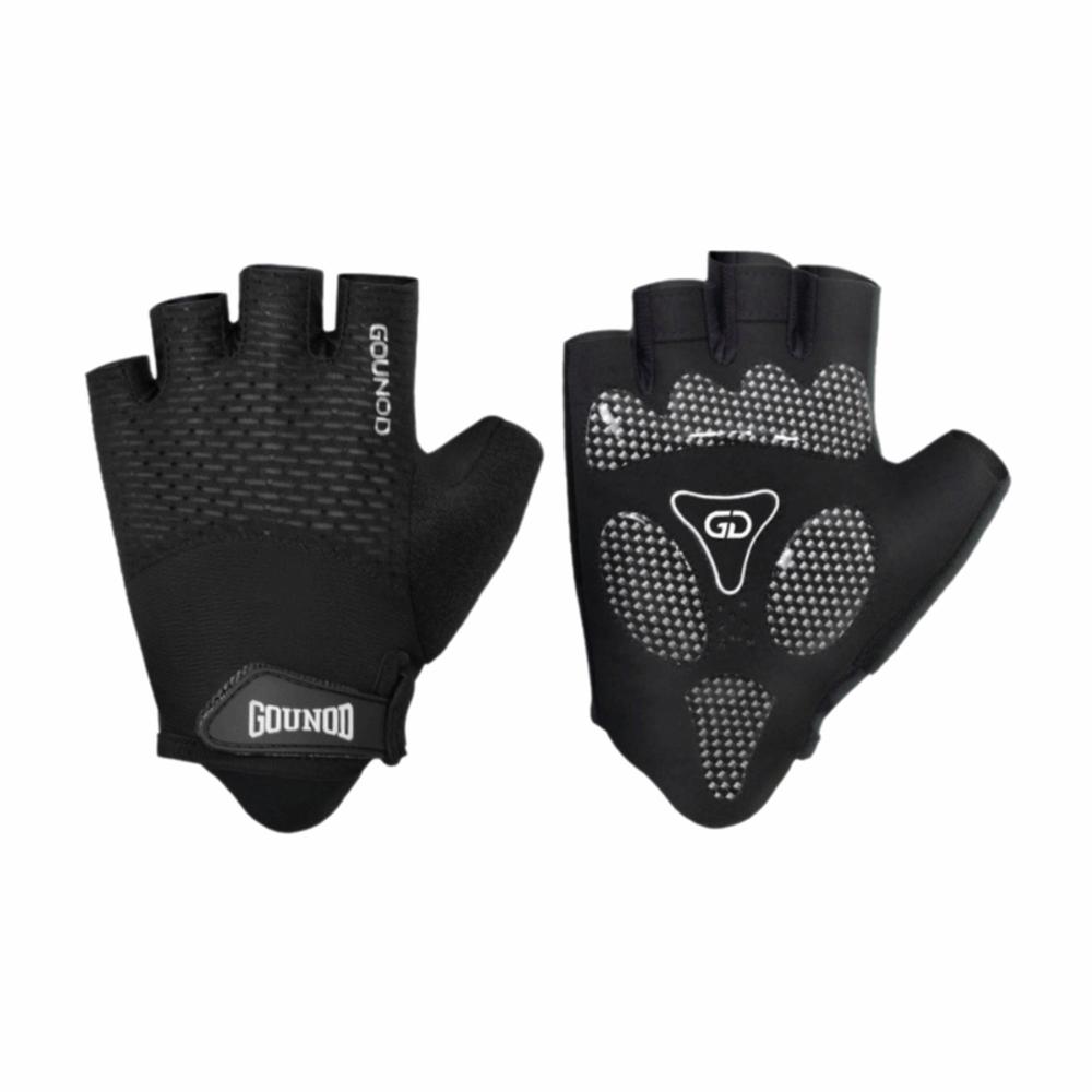 

Comfortable To Wear Bike Gloves Anti-Slip Pad Fitness Gloves Cycling Gloves Gym Fitness L чёрный