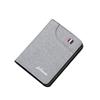 Vertical Canvas Leather Money Clip Men's Wallet