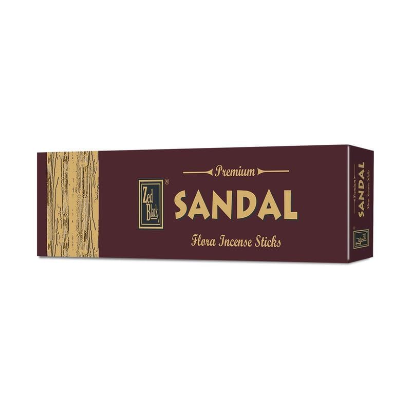 Zed Black Premium Sandalwood Incense Sticks Long Lasting Fragrance  for Everyday Use (30 Sticks X Pack of 12)