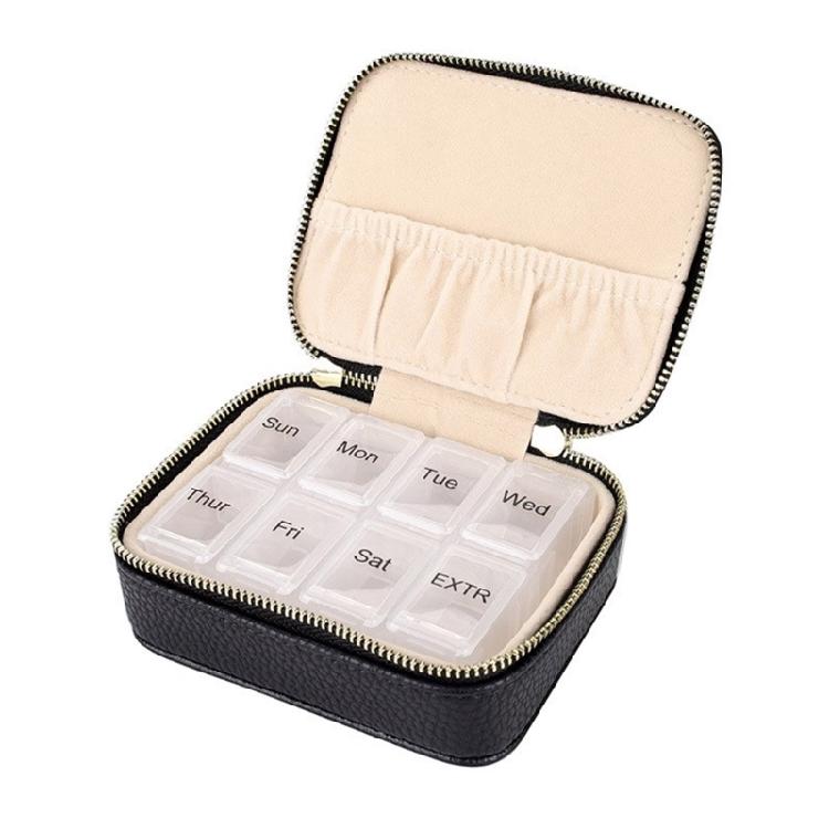 Wear Resistant PU Jewelry Container Travel Friendly Box for Organizing Small Accessories Stylish Jewellery Container