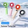 New High-Speed Digital Handheld Turbo Fan - 199-Speed USB Rechargeable Mini Portable Electric Fan