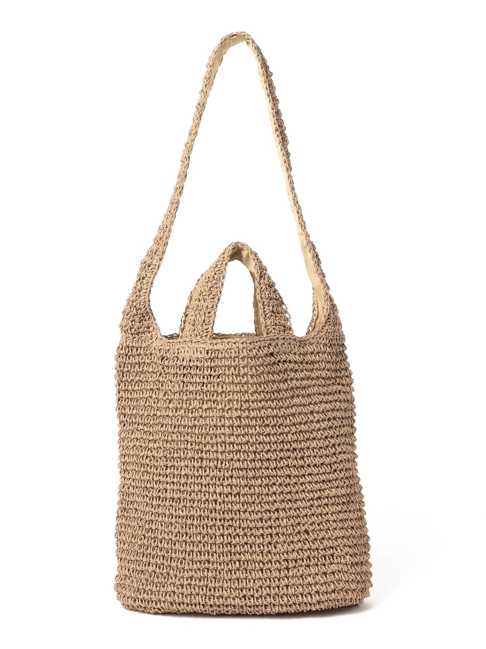 

Canvas Bag Paper Shoulder Bag 25SS BEIGE ONE SIZE [BEAMS BOY] Women s бежевий