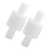 2PCS 10mm Plastic Check Valve Non Return One Way Valve for Gas Liquid