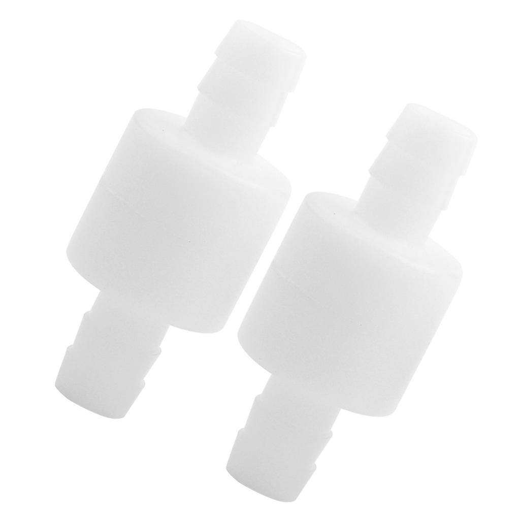 2PCS 10mm Plastic Check Valve Non Return One Way Valve for Gas Liquid