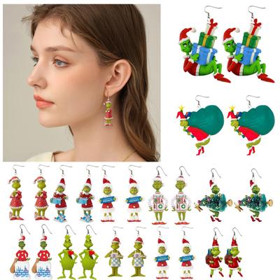 1 Pair Cute Cartoon Earrings Gift For Women Girl Birthday/Valentine's Day/Anniversary