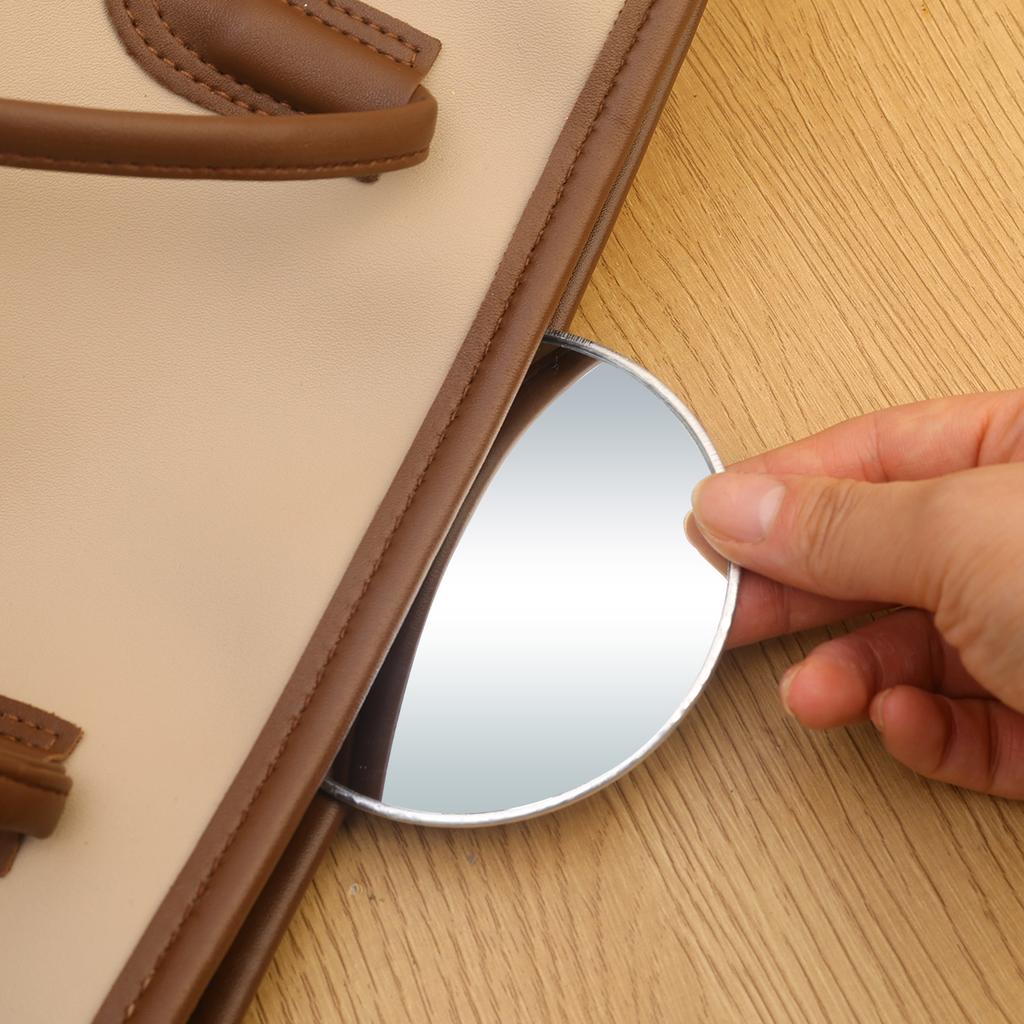 7.5cm/9.5cm Handheld Selfie Mirror Portable Round Reflection Convex Mirrors for Photography Prop Vlogging Traveling Accessories