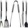 BBQ Grilling Tools Set - Stainless Steel Grilling Accessories with Free Portable Bag.
