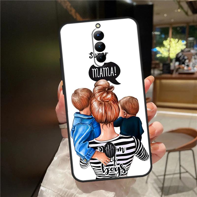 Fashion Super Mom Case For ZTE Nubia Red Magic 10S 9S 8S 10 9 8 11 Pro Plus 6 7 6S 7S For RedMagic 10 Air Cover