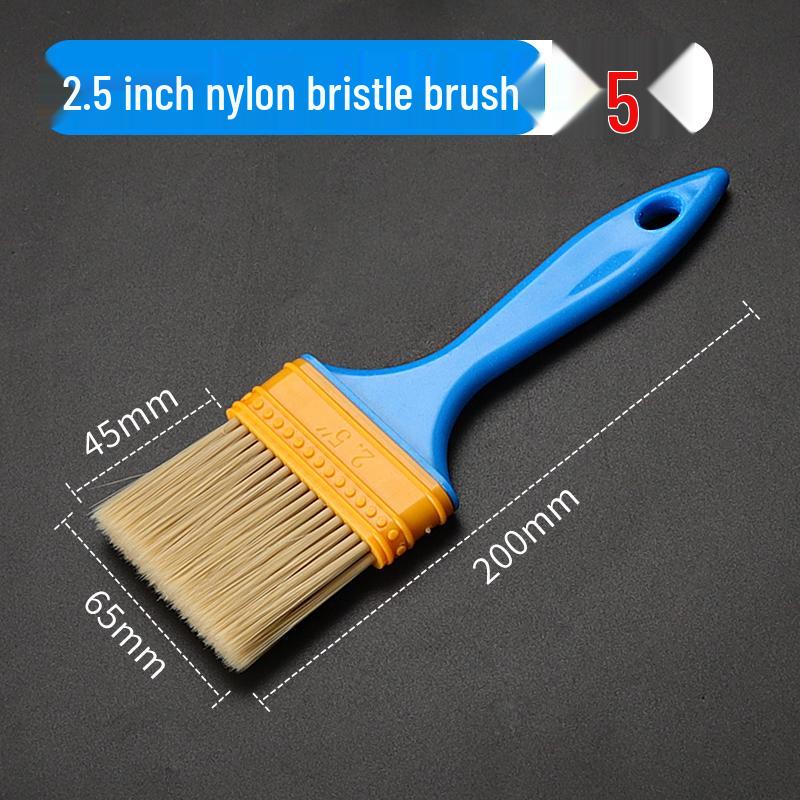 Soft Nylon Bristle Cleaning and Dust Removal Brush for Industrial Paint and Oil Application