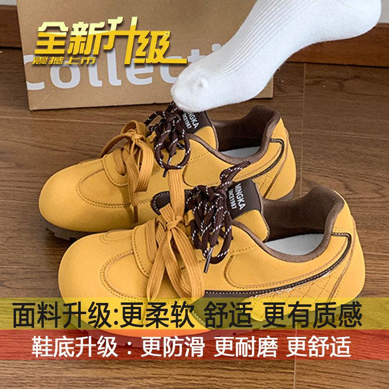 

Super soft glutinous big-toe casual shoes women s 2025 spring new design sense versatile soft-soled women s shoes mango head sneakers 40
