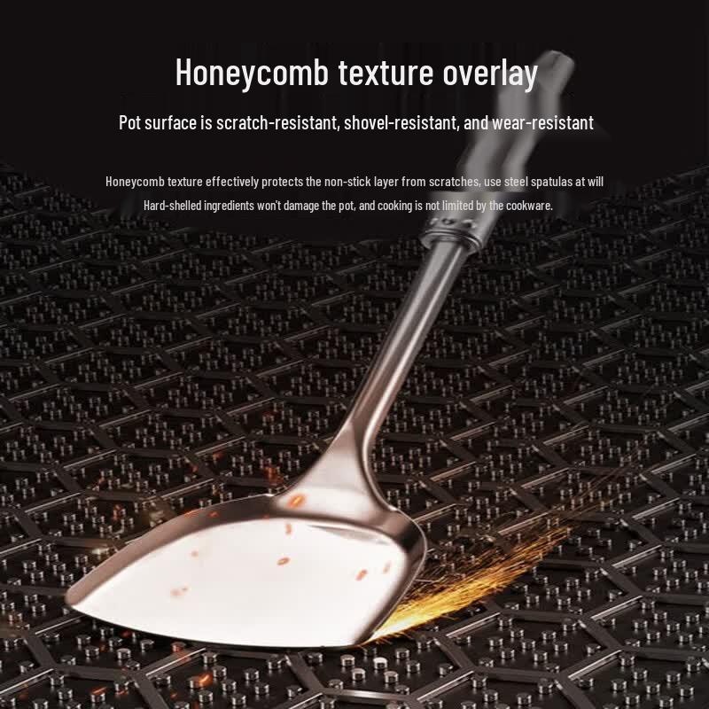 Kangbah Classic Red 304 Honeycomb Wok