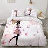 2/3pcs Bedding Set Digital Print Comfortable Duvet Cover for Home Bedroom Decoration, 1 Duvet Cover and 2pillowcase with Zippers