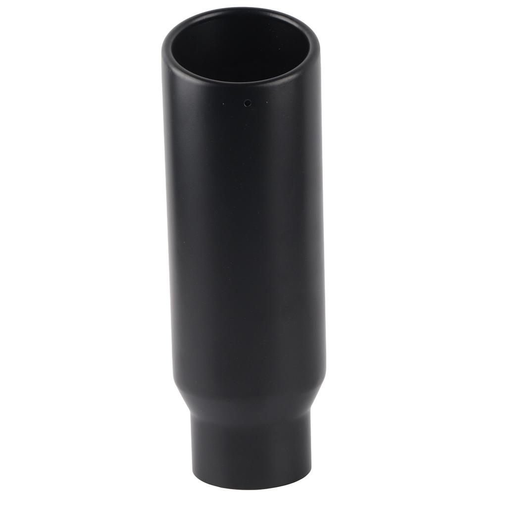 Car Exhaust Pipe Stainless Steel 80mm 3.1in Inlet 102mm 4in Outlet Universal Tail ThroatBlack