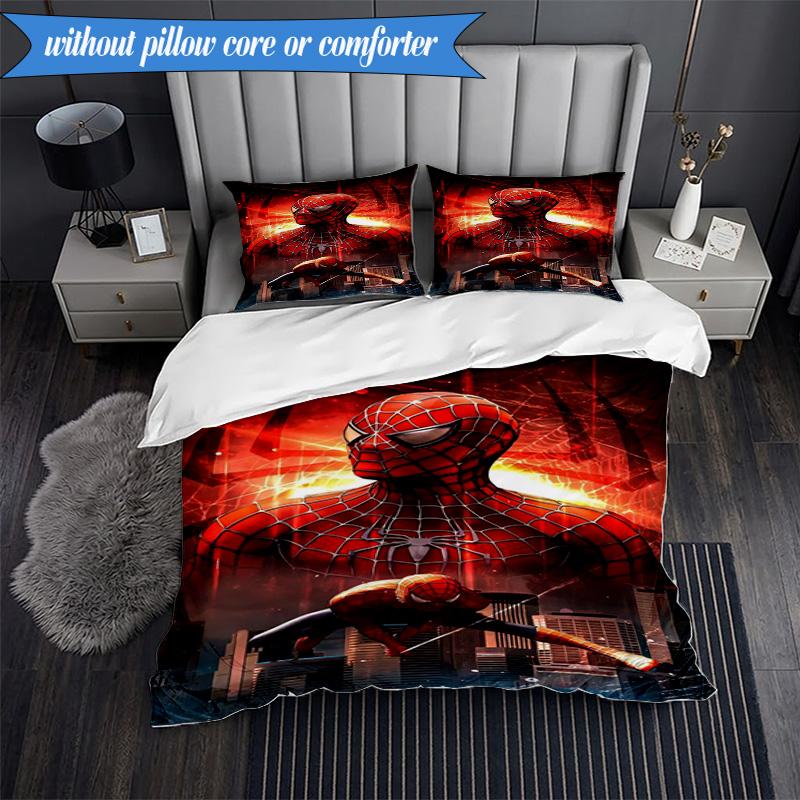 Red Spider 3pcs K-pop Music Group Bedding set,Ideal for Bedroom, Dormitory,Including Duvet Cover And 2pcs Pillowcases,Fan Gifts