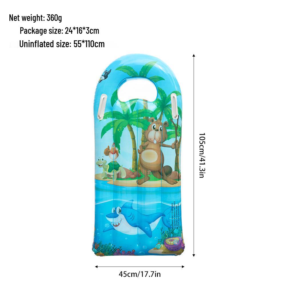 Children's Thickened PVC Inflatable Surfboard for Outdoor Water Activities