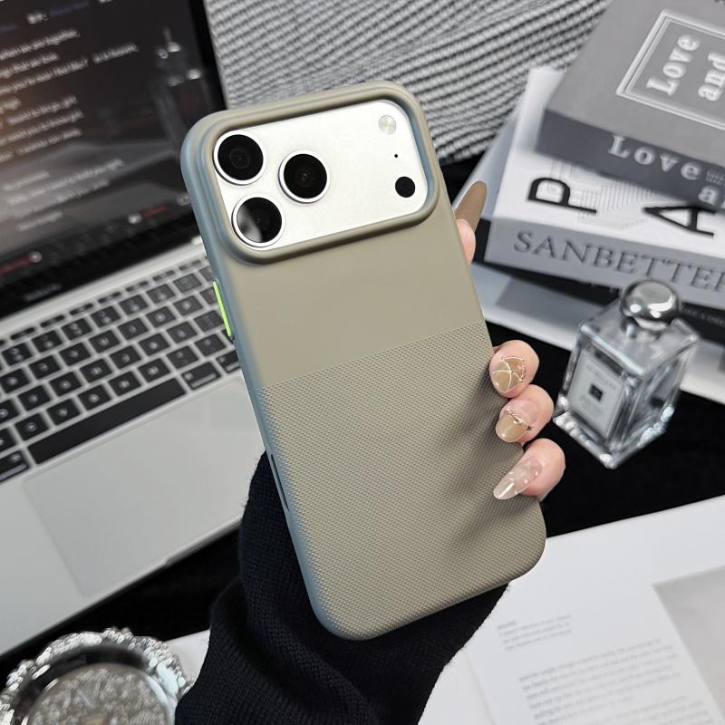 

Оригинальный чехол для телефона с точечным рисунком для iPhone 17 16 15 14 13 12 11 Pro Max, противоударный, матовый, с мягкой внутренней flocked подкладкой, задняя крышка iPhone17 серый