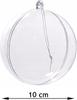 35232-BN ACRYLIC BALL 10cm FULL FOLDABLE BALL BALLS TRANSPARENT PLASTIC