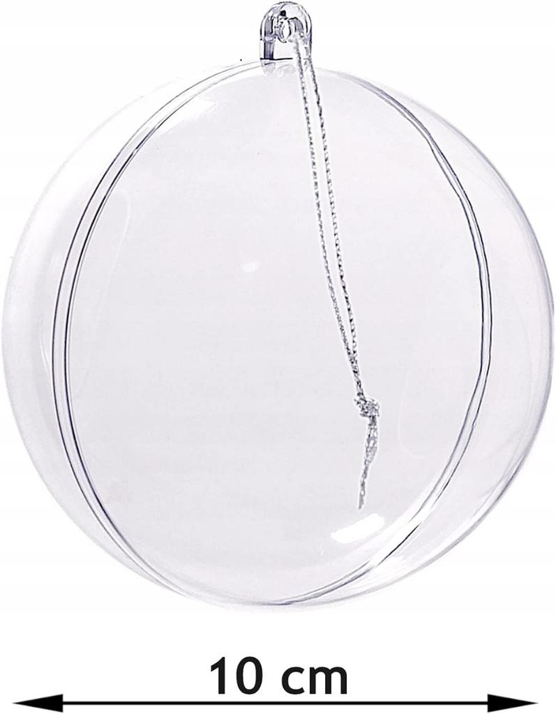 35232-BN ACRYLIC BALL 10cm FULL FOLDABLE BALL BALLS TRANSPARENT PLASTIC