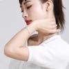 2025 New Style Women's 999 Sterling Silver Twisted Bead Bracelet - Thin, Versatile Gift for Girlfriend