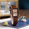 Premium Sense Nischen Studentenuhr Einfaches Bambusarmband Retro Uhr Quarz Damen Uhr