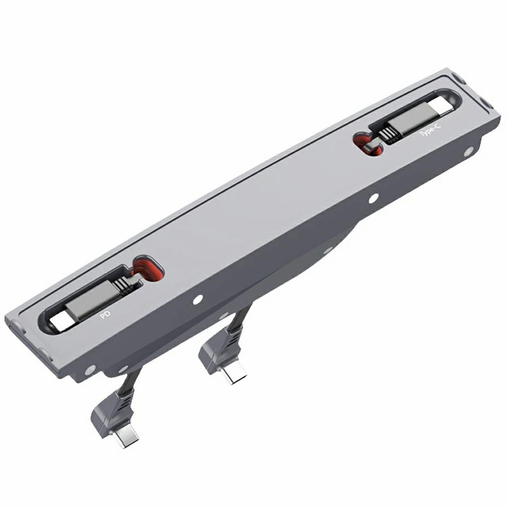 

PT-TSL-5 Для Tesla Model 3/Y Подовжувач центральної консолі Висувний розгалужувач Автомобільний зарядний пристрій 27 Вт Швидка зарядка