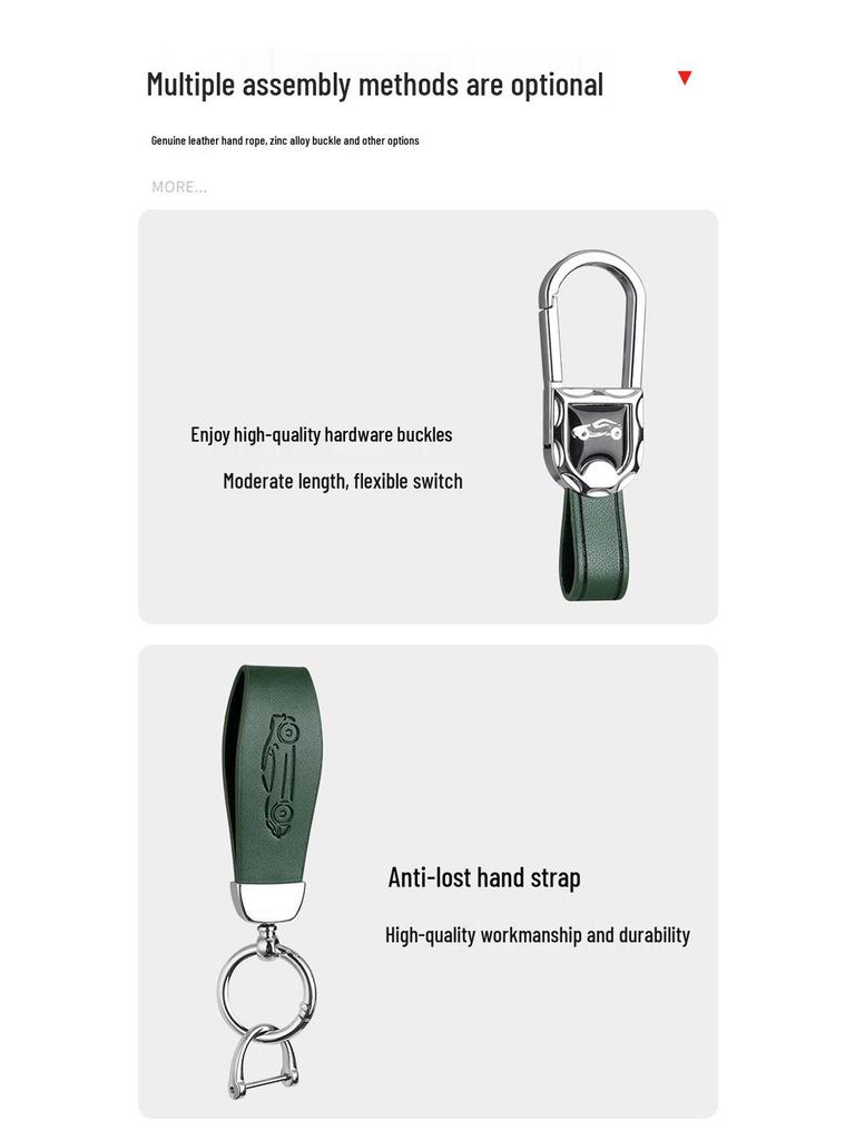 Tank 300 Car Key Cover Set: Compatible Key Shell & Protective Wrap with Buckle