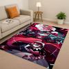 3D Cartoon H-Hazbin Hotel Angel Dust Alastor Living Room Non-Slip Area Rug Soft Carpet for Bedroom Sofa ,Easy Clean Home Doormat
