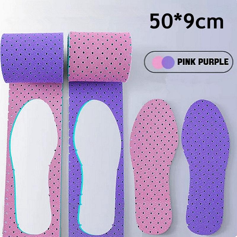 1Roll DIY Self-Cut Insoles Kids Adults Breathable Comfort Non Slip Shoe Pads Soft Plantar Fasciitis Memory Foam Shoes Insole