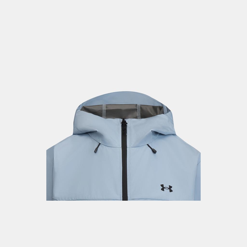 Under Armour EF Hard Shell Workwear Functional Outdoor Windproof Warm Casual Retro Mountain Style Solid Color Sports Hooded Jacket 6014383-465