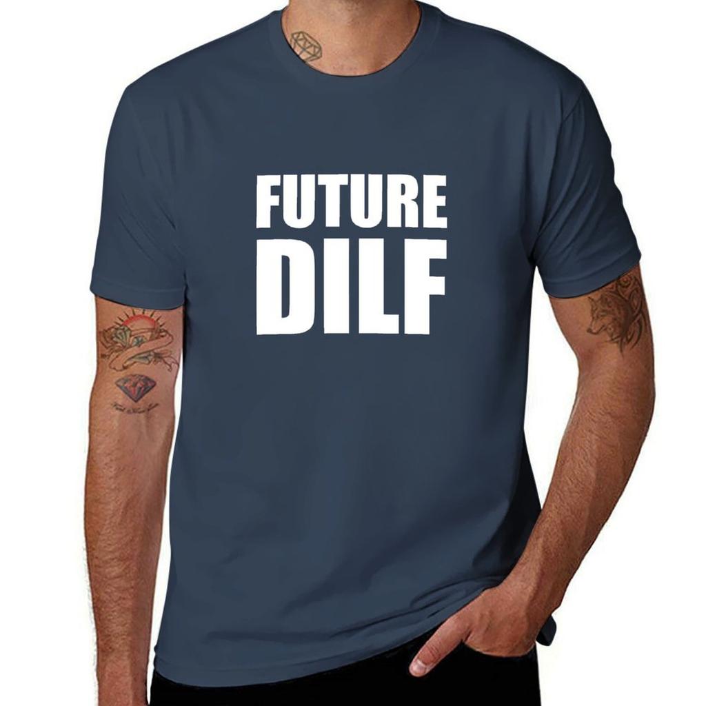Future DILF T-Shirt Plus Sizes Summer Top Tshirts for Men