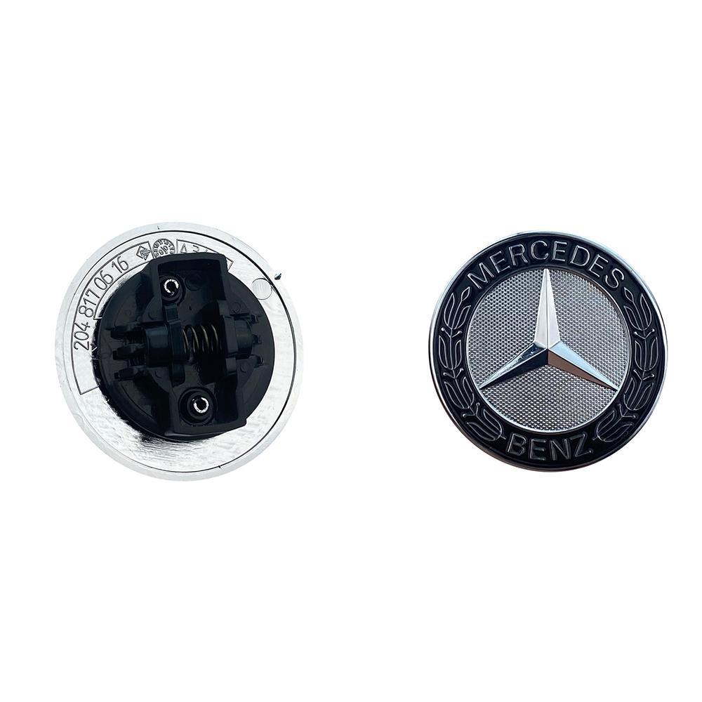 1Pcs 57MM Car Hood Emblem Badge Bonnet Emblem For Mercedes Benz AMG W124 W140 W163 W202 W203 W204 W210 W211 W205 A2048170616