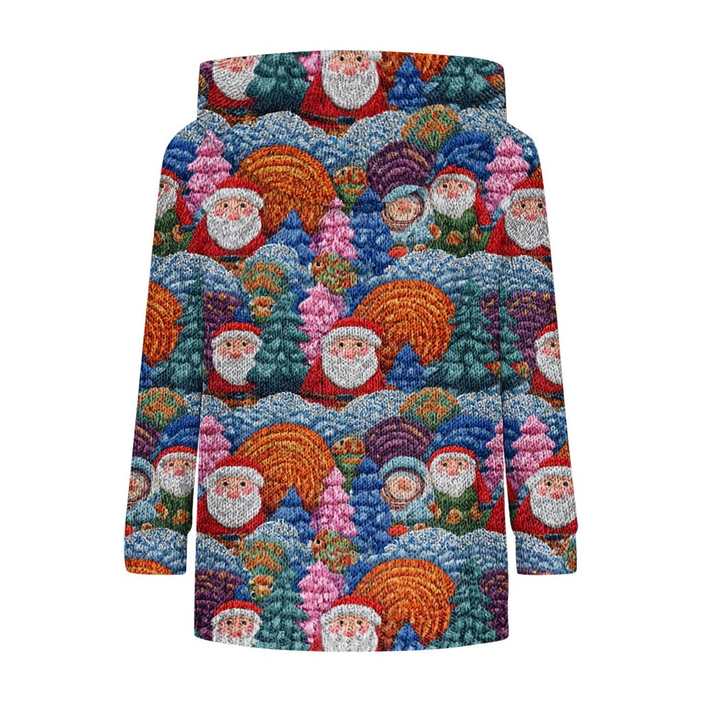 Sweatshirts For Women Knit Sweater Cute Shirt Fall Pullover Hooded Sweatshirt