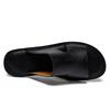 Comfy Summer Men's Classic Casual Slippers Leather Slippers Lightweight Stylish Outdoor Indoor Shoe Durable Non - Slip Slippers