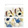 Funny Dog Plush Backpack Cute Anime Puppy Plushie Toy Doll Large Capacity Cosmetic Snack Storage Shoulder Bag Birthday Gifts