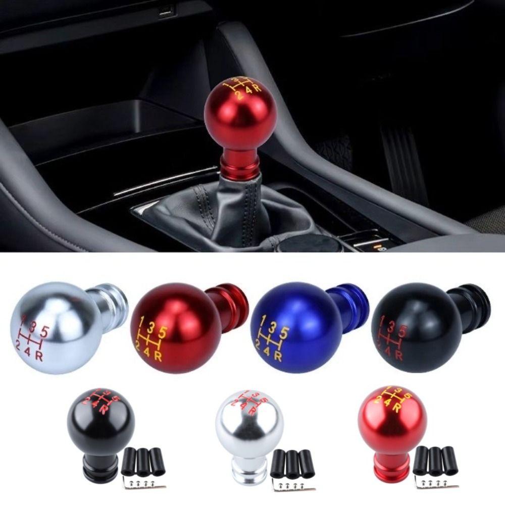 5 Speed Gear Shift Knob Aluminum Car Gear Level Knobs Car Shifter Lever  Car Racing Sports