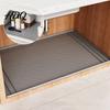 Protective Mat for Outdoor Use Silicone Under Sink with Raised Edge Waterproof Leak-Proof Non Durable Cabinet Organizer Pad Slip Liner Oil-proof