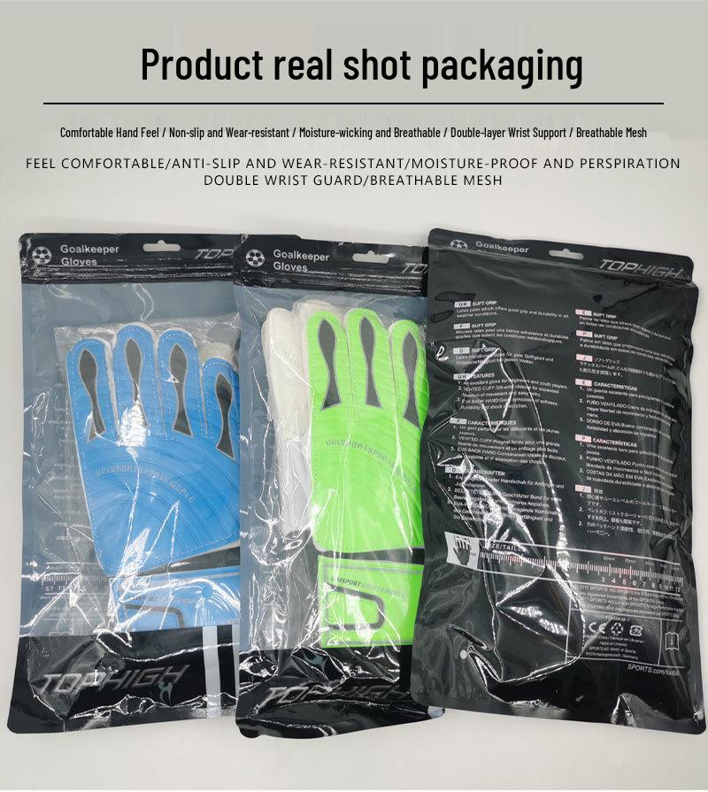 Durable Non-slip Training Latex Goalkeeper Gloves for Adults & Kids
