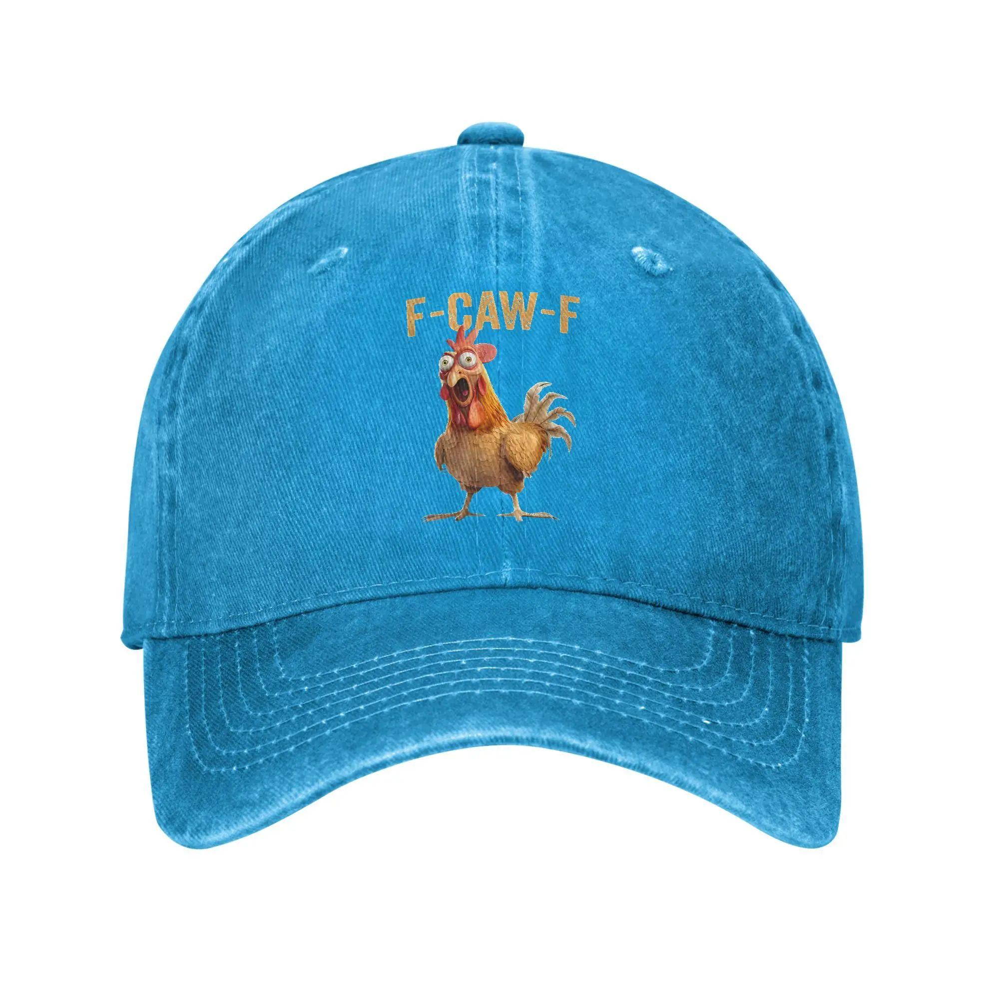 Yiran bag Lente F Caw F Citaat Haan Meme Baseballpet Zon Zonwerend Gewassen Truckerpet Unisex Heren Casual Wandelen Vissen Snapback Pet Adjustable
