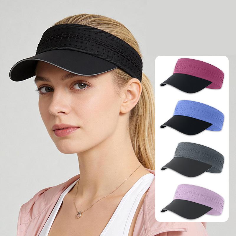 Multicolor Hairband Sun Hats Sweat absorbing Quick-drying Sports Cap Empty Top UV Protection UV Protection Cap Sports Activities