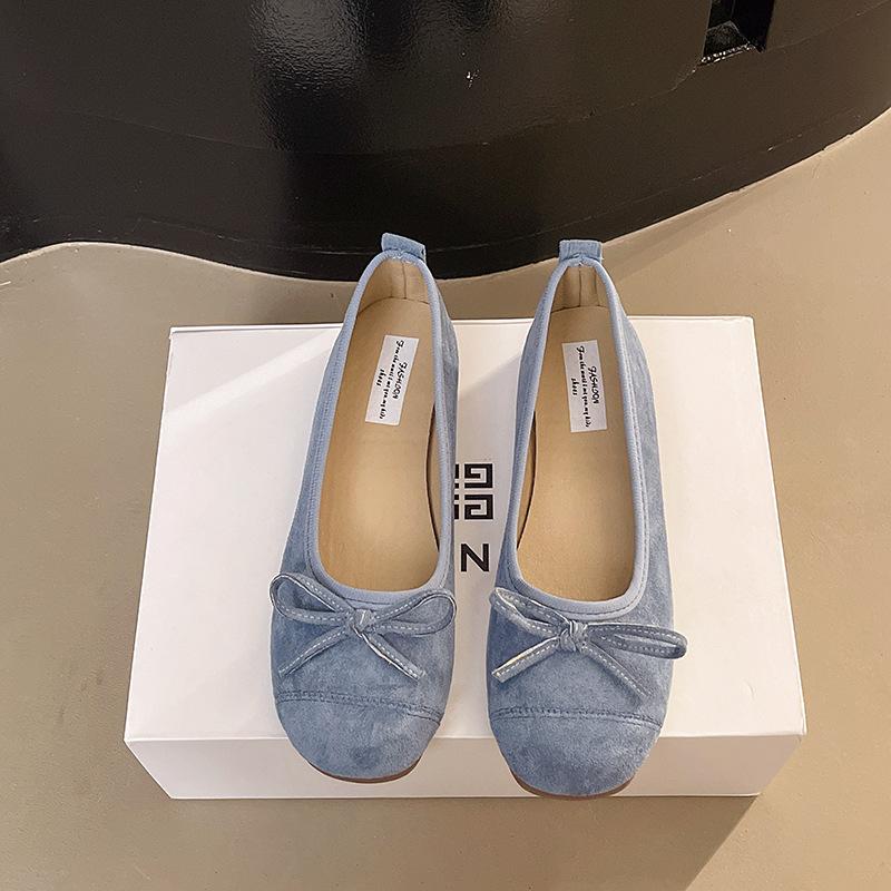 

Нежные балетки женские туфли на плоской подошве французские конфеты мягкая подошва серебристые новые китайские красные туфли весенние маленькие ароматные ветряные женские туфли 40 озеро синий