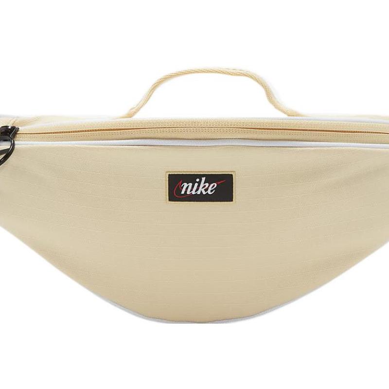 Nike Heritage Polyester Shoulder Bag Crossbody Bag Fanny Pack Small Size Unisex Light Vanilla/Light Vanilla/White Casual DR6266-294