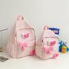 School Bag Autumn New Small Fresh Plaid Primary School Bag Junior High School Cute Girl Contrasting Colors To Reduce the Burden Travel Backpack